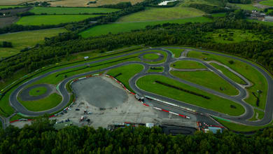 photo aérienne du circuit de mettet